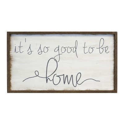 VIP Wood 36 in. White Home Sign