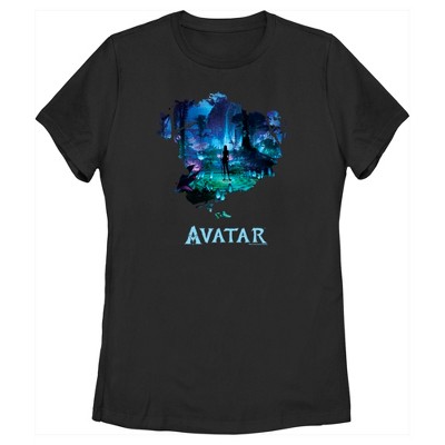 Women's Avatar Neytiri Pandora Night Scene T-Shirt