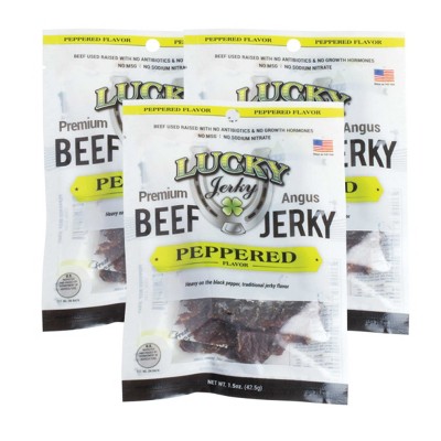 Nebraska Star Beef 3 oz Black Pepper Beef Jerky - Pack of 3