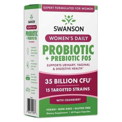 Swanson Women's Daily Probiotic + Prebiotic FOS