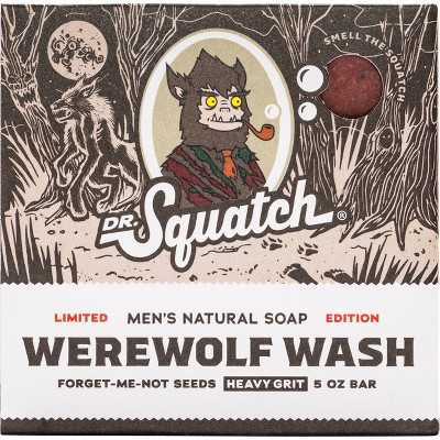 DR. SQUATCH Men's All Natural Bar Soap - Werewolf Wash - 5oz