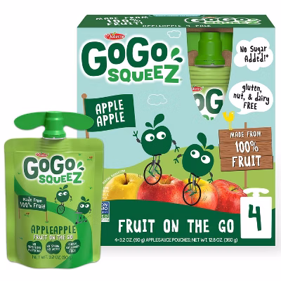 GoGo SqueeZ Applesauce, Apple Apple
