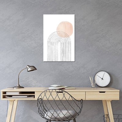 iCanvas Rainbow and Neutral Sun by Whales Way Canvas Print Wall Art
