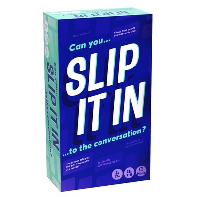 Asmodee Slip It In Card Game: Party Card Game for 3-12 Players, Enhances Language Skills