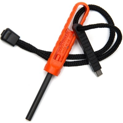 Exotac polySTRIKER Ultra-Light Ferrocerium Rod Firestarter - Orange