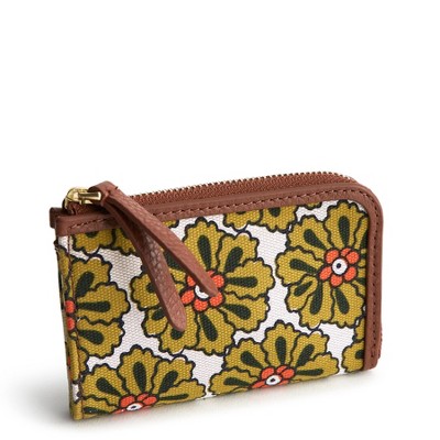 Vera Bradley Women's Outlet Oxford Canvas Zip Card Pouch