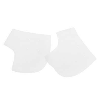 Unique Bargains Silicone Tape Hole Heel Protectors 1 Pair