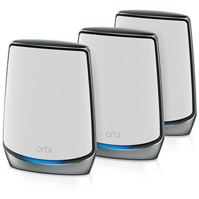 Refurbished: Netgear RBK853-100NAR AX6000 Wireless TriBand System 3Pack – Manufacturer Refurbished
