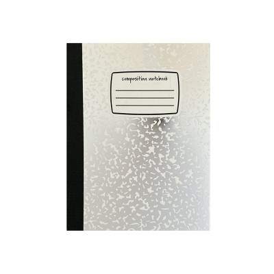 Daydream Society - Mini Composition Notebook in Silver - Pack of 1 Mini Notebook
