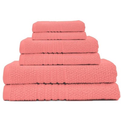 Espalma Softee 6-Piece elegant & stylish 100% Cotton Bath Towel Set