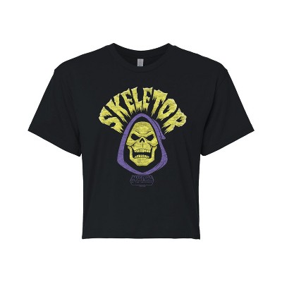 Women's - Masters of the Universe - Skeletor Laugh Cropped Graphic T-Shirt