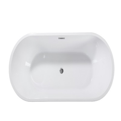 Dexmalle 59" Acrylic Freestanding Bathtub