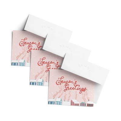 Winter/Holiday Greeting Card Pack Sets (3 ct) Season's Greetings Sky by Ramus & Co