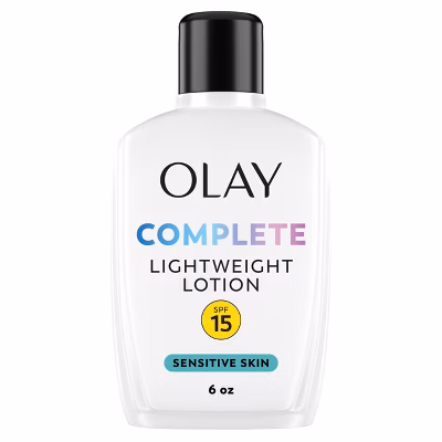 Olay Complete Face Lotion Moisturizer with Sunscreen Sensitive Skin - SPF 15 - 6 fl oz