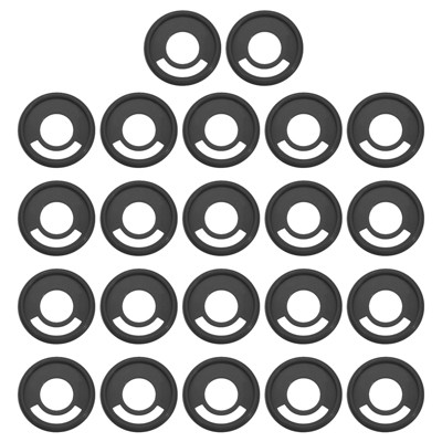 Unique Bargains Plastic DIY Notebook Planner Round Book Binding Discs 22 Pcs