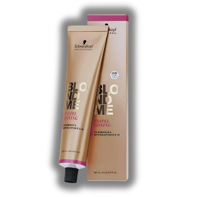 Schwarzkopf BlondMe Bond Enforcing Pastel Tones Toner - Blonde Me Haircolor Toning Dye Hair Color