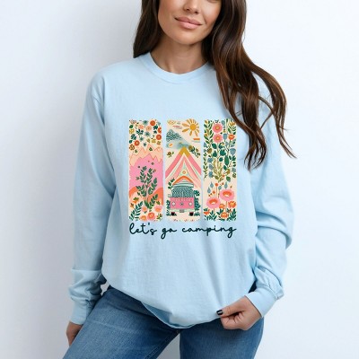 Simply Sage Market Let's Go Camping Van Garment Dyed Long Sleeve