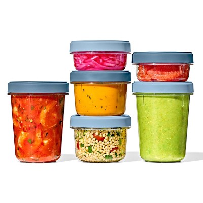 OXO 12pc Twist and Stack Food Storage Container Set