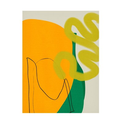 Trademark Fine Art - Ana Rut Bre Painted Lines10 Kopie Canvas Art