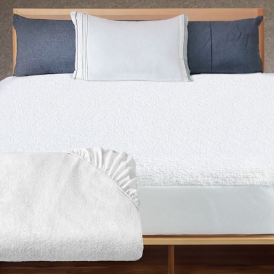 Continental Bedding Waterproof Terry Fitted Mattress Pad Protector Sheet Cover