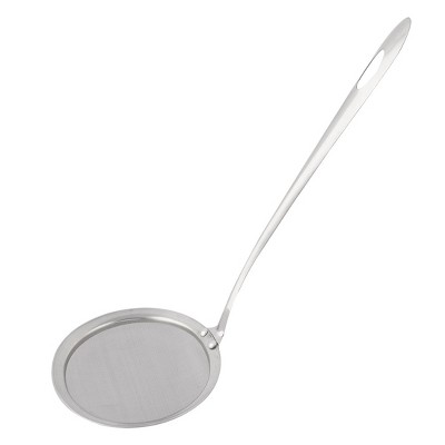 Unique Bargains Home Stainless Steel Oil Spice Flour Sediment Mesh Strainer Silver Tone 3.9 Dia 1 Pc