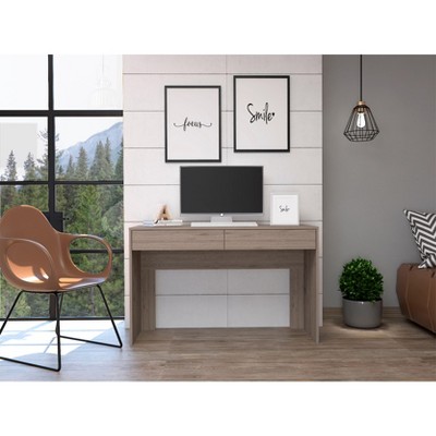 NicBex Minimalist Writing Desk Home Office Desk Table with 1/2 Drawer,Particle Board Computer Desk for Home&Office,Home Workstation