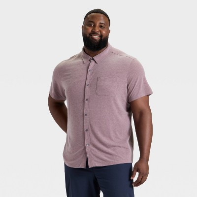Men's Short Sleeve Button Down Shirt - All In Motion™