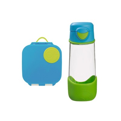 b.box Mini Lunchbox + 16oz Sport Spout Bottle