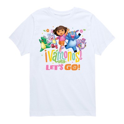 Boys' - Dora the Explorer - Vamonos Lets Go Short Sleeve Graphic T-Shirt