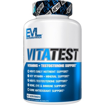 Evlution Nutrition VitaTest - Vitamins & Testosterone Support - 45 Servings