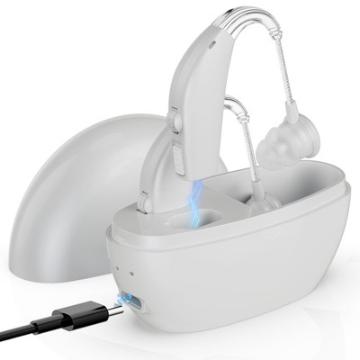MEDca Digital Hearing Amplifier, (Pair of 2) Personal Hearing Enhancement Sound Amplifier, Rechargeable Digital Hearing Amplifier with All Day Battery