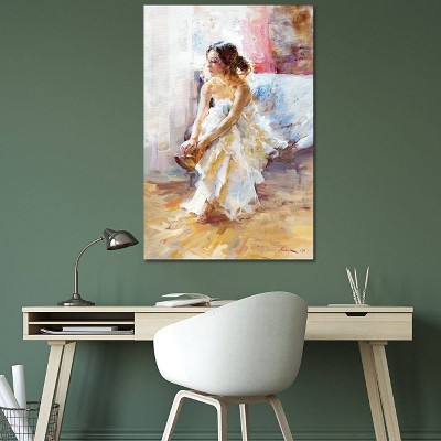 iCanvas In White by Igor Zhuk Canvas Print Wall Art