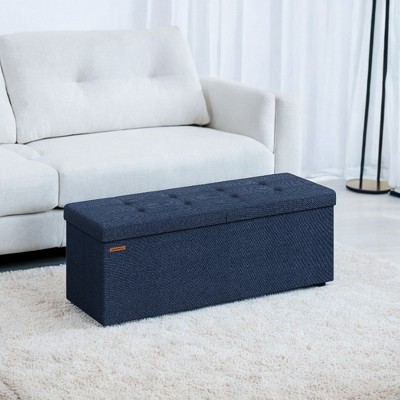 43" Storage Ottoman Bench, Ottoman with Storage, Ottoman Bench, Hold up to 660lb for Living Room