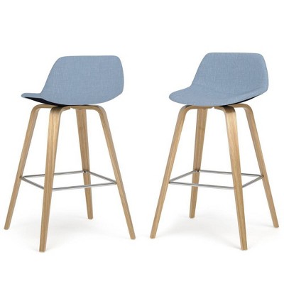 Set of 2 Cacey Bentwood Counter Height Barstools - WyndenHall