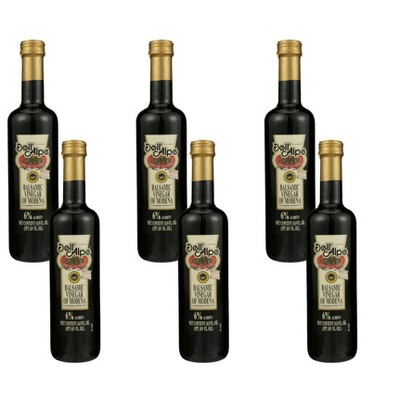 Dell Alpe Balsamic Vinegar of Modena - 6 pack, 16.9 oz
