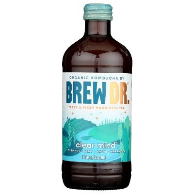 Brew Dr. Clear Mind Kombucha - 14 fl oz
