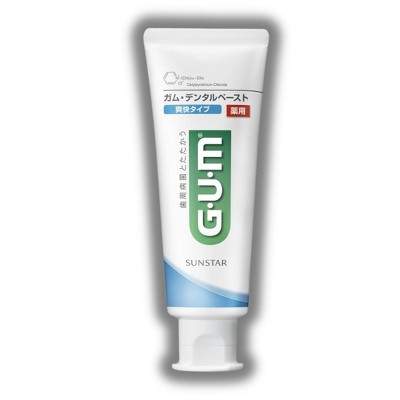 Sunstar Gum Dental Toothpaste Refreshing Mint | Good dispersion of the chemical, making it easy to spread in your mouth (4.23 oz)