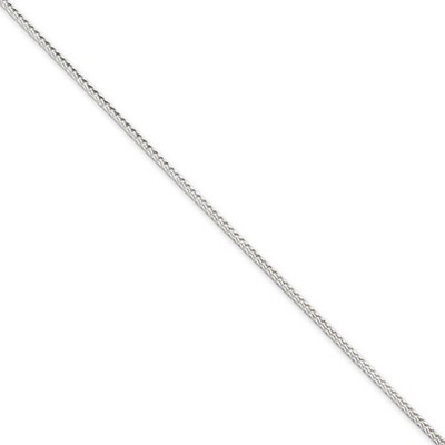 Black Bow Jewelry 1.45mm Sterling Silver Diamond Cut Solid Round Franco Chain Necklace