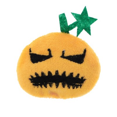 Unique Bargains Devils Pumpkin Cat Teaser Toys Orange 1 Pc