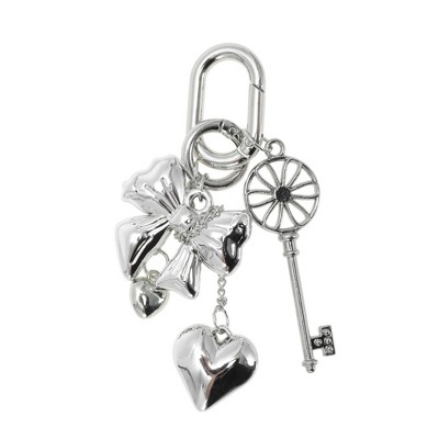 Unique Bargains Handbag Charm Silver Tone 1 Pc