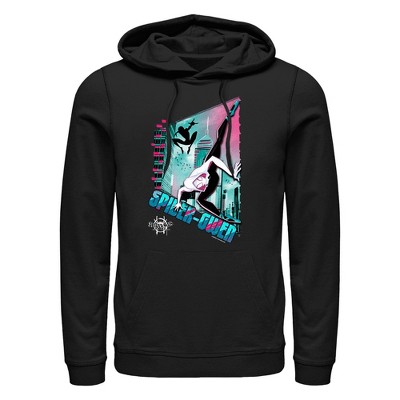 Men's Marvel: Spider-Man: Into the Spider-Verse Modern Spider-Gwen Pull Over Hoodie