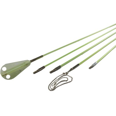 Labor Saving Devices Creep-Zit™ FiberFuse™ 30-Ft. Wire-Running Rod Kit in Green