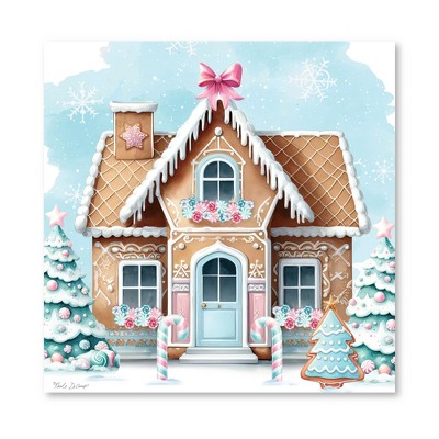 Christmas Chalk IV Light Gallery-Wrapped Canvas