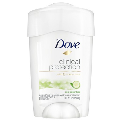 Dove Beauty Clinical Protection Cool Essentials Women's Solid Antiperspirant & Deodorant Stick - 1.7oz
