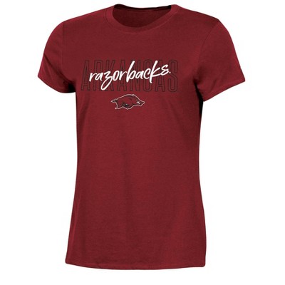 NCAA Arkansas Razorbacks Women's Crew Neck T-Shirt