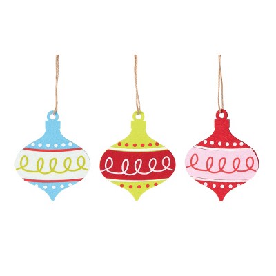 Gallerie II Christmas Dot Ornament Set of 3