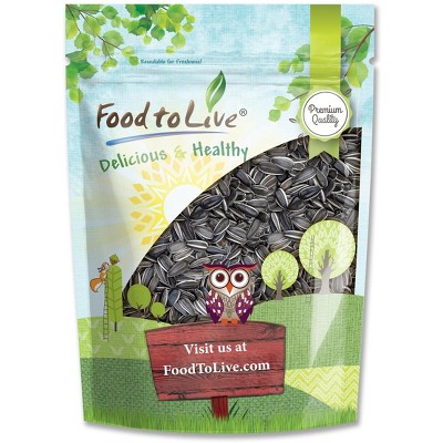 Raw Sunflower Seeds in Shell - by Food To Live