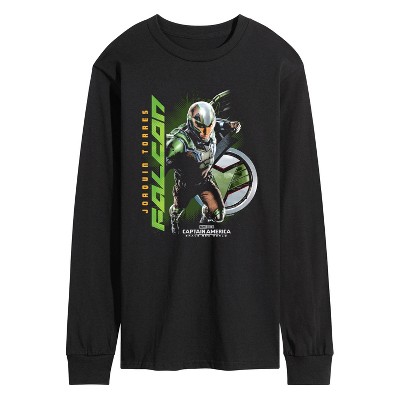 Men's - Marvel - Captain America Falcon Jorquin Torres Long Sleeve Graphic T-Shirt