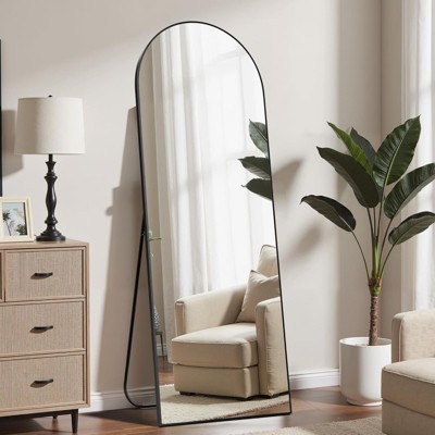BEAUTYPEAK Arched Full Length Standing Full Body Floor Mirror