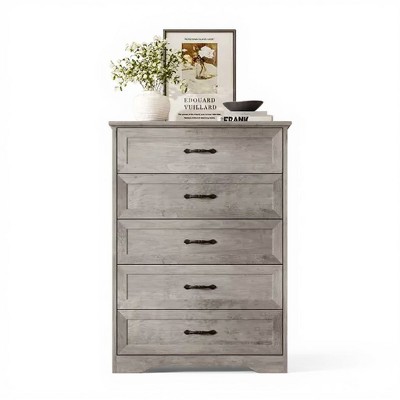 GustoWave 6 Dresser for Bedroom,Chest of Drawers,Farmhouse Modern Wooden Dresser,Storage Organizer Dresse